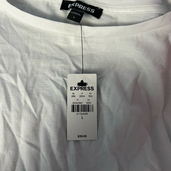 White express shirt with puff shoulder sleeve - Picture 2 of 3